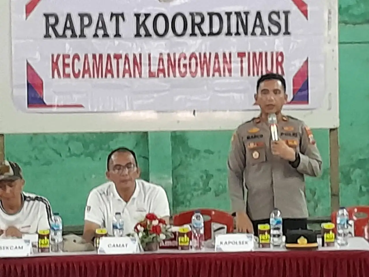 inergi Forkopicam Gelar Rakor Kecamatan Langowan Timur Bahas Program Kerja, Keamanan, dan Persiapan Akhir Tahun